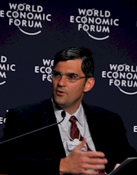 Tarek Sultan speaking at WEF on East Asia 